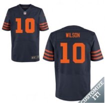 Nike Chicago Bears -10 Blue Orange Wilson Elite Throwback Jersey Nike Chicago Bears -10 Blue Orange Wilson Elite Throwback Jersey