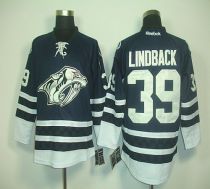 Nashville Predators -39 Anders Lindback Blue Third Stitched NHL Jersey Nashville Predators -39 Anders Lindback Blue Third Stitched NHL Jersey