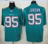 Nike Dolphins -95 Dion Jordan Aqua Green Team Color Stitched NFL Limited Jersey