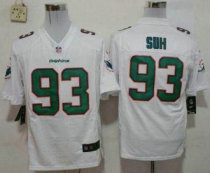 Nike Miami Dolphins -93 Ndamukong Suh White Stitched NFL Game Jersey Nike Miami Dolphins -93 Ndamukong Suh White Stitched NFL Game Jersey
