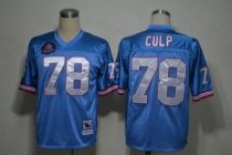 Mitchell And Ness Oilers -78 Curley Culp Baby blue Stitched Throwback NFL Jersey Mitchell And Ness Oilers -78 Curley Culp Baby blue Stitched Throwback NFL Jersey
