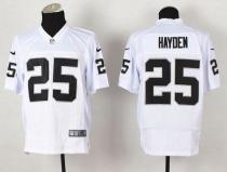 Nike Oakland Raiders #25 DJ Hayden White Men's Stitched NFL Elite Jersey Nike Oakland Raiders #25 DJ Hayden White Men's Stitched NFL Elite Jersey
