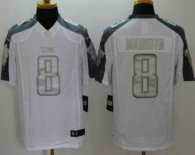 Nike Tennessee Titans -8 Marcus Mariota White Stitched NFL Limited Platinum Jersey