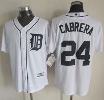 Detroit Tigers #24 Miguel Cabrera New White Cool Base Stitched MLB Jersey Detroit Tigers #24 Miguel Cabrera New White Cool Base Stitched MLB Jersey