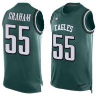 Nike Eagles -55 Brandon Graham Midnight Green Team Color Stitched NFL Limited Tank Top Jersey