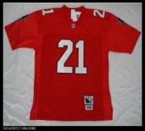 Mitchell And Ness Falcons 21 Deion Sanders Red Throwback Stitched NFL Jersey Mitchell And Ness Falcons 21 Deion Sanders Red Throwback Stitched NFL Jersey