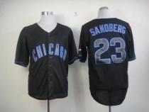 Chicago Cubs -23 Ryne Sandberg Black Fashion Stitched MLB Jersey Chicago Cubs -23 Ryne Sandberg Black Fashion Stitched MLB Jersey
