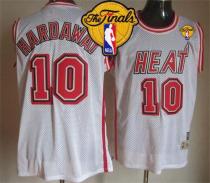 Miami Heat -10 Tim Hardaway White Throwback Finals Patch Stitched NBA Jersey Miami Heat -10 Tim Hardaway White Throwback Finals Patch Stitched NBA Jersey