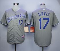 Kansas City Royals -17 Wade Davis Grey Cool Base Stitched MLB Jersey Kansas City Royals -17 Wade Davis Grey Cool Base Stitched MLB Jersey