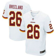 Nike Washington Redskins -26 Bashaud Breeland White Stitched NFL Elite Jersey