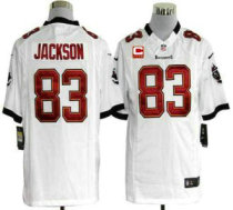 Nike Buccaneers -83 Vincent Jackson White With C Patch Stitched NFL Game Jersey Nike Buccaneers -83 Vincent Jackson White With C Patch Stitched NFL Game Jersey