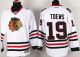 Chicago Blackhawks -19 Jonathan Toews Stitched White NHL Jersey