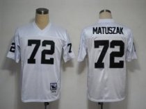 Mitchell and Ness Raiders -72 John Matuszak White Stitched NFL Jersey Mitchell and Ness Raiders -72 John Matuszak White Stitched NFL Jersey