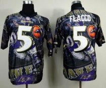 Nike Baltimore Ravens -5 Joe Flacco Team Color NFL Elite Fanatical Version Jersey Nike Baltimore Ravens -5 Joe Flacco Team Color NFL Elite Fanatical Version Jersey