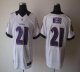 Nike Ravens -21 Lardarius Webb White Stitched NFL Elite Jersey