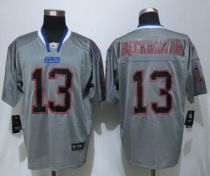 Nike New York Giants #13 Odell Beckham Jr Lights Out Grey Men's Stitched NFL Elite Jersey Nike New York Giants #13 Odell Beckham Jr Lights Out Grey Men's Stitched NFL Elite Jersey