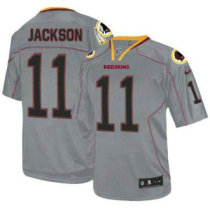 Washington Redskins -11 DeSean Jackson Lights Out Grey NFL Elite Jersey Washington Redskins -11 DeSean Jackson Lights Out Grey NFL Elite Jersey