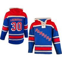 New York Rangers -30 Henrik Lundqvist Blue Sawyer Hooded Sweatshirt Stitched NHL Jersey New York Rangers -30 Henrik Lundqvist Blue Sawyer Hooded Sweatshirt Stitched NHL Jersey