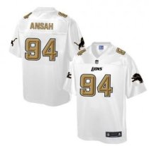 Nike Detroit Lions -94 Ziggy Ansah White NFL Pro Line Fashion Game Jersey Nike Detroit Lions -94 Ziggy Ansah White NFL Pro Line Fashion Game Jersey