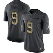 Dallas Cowboys -9 Tony Romo Nike Anthracite 2016 Salute to Service Jersey Dallas Cowboys -9 Tony Romo Nike Anthracite 2016 Salute to Service Jersey