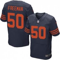 Nike Bears -50 Jerrell Freeman Navy Blue 1940s Throwback Stitched NFL Elite Jersey