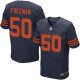 Nike Bears -50 Jerrell Freeman Navy Blue 1940s Throwback Stitched NFL Elite Jersey