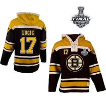 Boston Bruins Stanley Cup Finals Patch -17 Milan Lucic Black Sawyer Hooded Sweatshirt Stitched NHL J Boston Bruins Stanley Cup Finals Patch -17 Milan Lucic Black Sawyer Hooded Sweatshirt Stitched NHL J