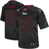 Nike New England Patriots -24 Darrelle Revis Lights Out Black NFL Elite Jersey