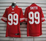 Nike San Francisco 49ers #99 Aldon Smith Red Team Color Men‘s Stitched NFL Elite Jersey