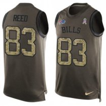 Nike Bills -83 Andre Reed Green Stitched NFL Limited Salute To Service Tank Top Jersey Nike Bills -83 Andre Reed Green Stitched NFL Limited Salute To Service Tank Top Jersey