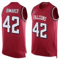 Nike Atlanta Falcons 42 Patrick DiMarco Red Team Color Stitched NFL Limited Tank Top Jersey Nike Atlanta Falcons 42 Patrick DiMarco Red Team Color Stitched NFL Limited Tank Top Jersey