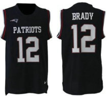 Nike New England Patriots -12 Tom Brady Navy Blue Team Color Stitched NFL Limited Tank Top Jersey Nike New England Patriots -12 Tom Brady Navy Blue Team Color Stitched NFL Limited Tank Top Jersey