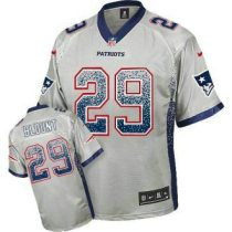 Nike New England Patriots -29 LeGarrette Blount Grey NFL Elite Drift Fashion Jersey Nike New England Patriots -29 LeGarrette Blount Grey NFL Elite Drift Fashion Jersey