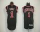 Revolution 30 Chicago Bulls -1 Derrick Rose Black Stitched NBA Jersey
