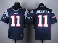 Nike New England Patriots -11 Julian Edelman Navy Blue Team Color Mens Stitched NFL Elite Jersey