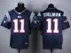 Nike New England Patriots -11 Julian Edelman Navy Blue Team Color Mens Stitched NFL Elite Jersey