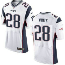 Nike New England Patriots -28 James White White Stitched NFL New Elite Jersey Nike New England Patriots -28 James White White Stitched NFL New Elite Jersey