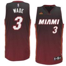 Miami Heat -3 Dwyane Wade Black Resonate Fashion Swingman Stitched NBA Jersey Miami Heat -3 Dwyane Wade Black Resonate Fashion Swingman Stitched NBA Jersey