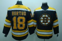 Boston Bruins -18 Horton Stitched Black NHL Jersey Boston Bruins -18 Horton Stitched Black NHL Jersey