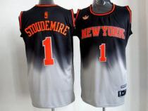 New York Knicks -1 Amare Stoudemire Black Grey Fadeaway Fashion Stitched NBA Jersey New York Knicks -1 Amare Stoudemire Black Grey Fadeaway Fashion Stitched NBA Jersey