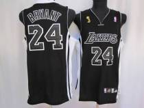 Los Angeles Lakers -24 Kobe Bryant Stitched Black Shadow Champion Patch NBA Jersey Los Angeles Lakers -24 Kobe Bryant Stitched Black Shadow Champion Patch NBA Jersey