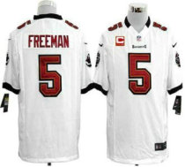 Nike Buccaneers -5 Josh Freeman White With C Patch Stitched NFL Game Jersey Nike Buccaneers -5 Josh Freeman White With C Patch Stitched NFL Game Jersey