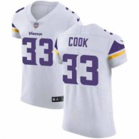 Nike Vikings -33 Dalvin Cook White Stitched NFL Vapor Untouchable Elite Jersey