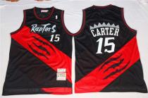 Mitchell And Ness Toronto Raptors -15 Vince Carter Black Red Throwback Stitched NBA Jersey Mitchell And Ness Toronto Raptors -15 Vince Carter Black Red Throwback Stitched NBA Jersey
