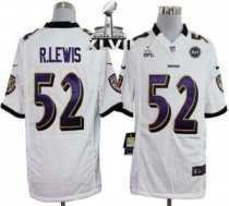 Nike Ravens -52 Ray Lewis White Super Bowl XLVII Stitched NFL Game Jersey Nike Ravens -52 Ray Lewis White Super Bowl XLVII Stitched NFL Game Jersey