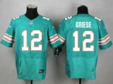 Nike Miami Dolphins -12 Bob Griese Aqua Green Alternate Stitched NFL Elite Jersey