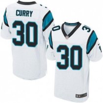 Nike Carolina Panthers -30 Stephen Curry White Stitched NFL Elite Jersey Nike Carolina Panthers -30 Stephen Curry White Stitched NFL Elite Jersey