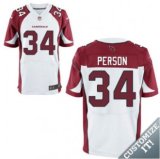 Nike Arizona Cardinals -34 Person Jersey White Elite Road Jersey