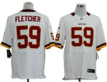 Nike Redskins -59 London Fletcher White Stitched NFL Elite Jersey Nike Redskins -59 London Fletcher White Stitched NFL Elite Jersey