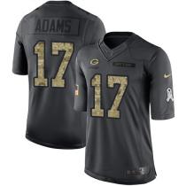 Green Bay Packers -17 Davante Adams Nike Anthracite 2016 Salute to Service Jersey Green Bay Packers -17 Davante Adams Nike Anthracite 2016 Salute to Service Jersey